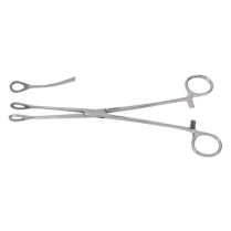 Miltex® Foerster Sponge Forceps, Curved, Serrated Jaws, 9-1/2"