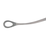 Miltex® Foerster Sponge Forceps, Curved, Serrated Jaws, 9-1/2"