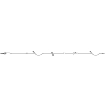 ICU Medical® Primary Set, Macrobore, Clave™ Y-Sites, Microdrip, Backcheck Valve, 100"