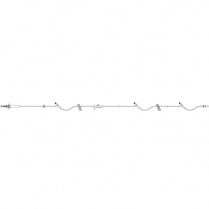 ICU Medical® Primary Set, Macrobore, 3 Clave™ Y-Sites, Backcheck Valve, 100"