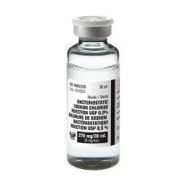 Sodium Chloride 0.9% Bacteriostatic Preservative Vial for Injection, 30mL