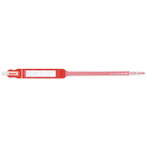SafeGuard® Insert Wristband Trilaminate Adhesive Closure, Adult, Red, 1" x 13"