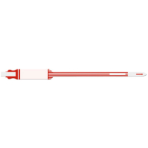 ID Band 7120 Series, Adult/Pediatric, Tri-Laminate, Wideface Imprint, Red