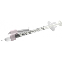 BD SafetyGlide™ Insulin Syringes, 0.3cc, 31G x 5/16"