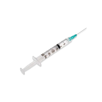 BD Luer-Lok™ 3mL Syringe with Needle, 23 G x 1" (Turquoise Hub)