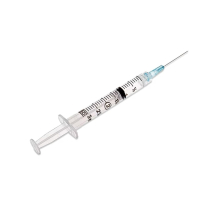 BD Luer-Lok™ 3mL Syringe with Needle, 25 G x 1" (Blue Hub)