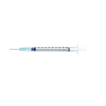 BD Slip Tip™ 1mL Syringe w/Needle, 25G x 5/8", Blue Hub