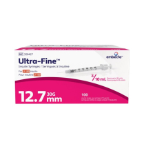 BD Ultra-Fine Insulin Syringes, 1cc, 30G x 1/2"