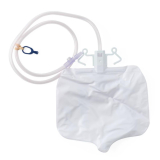 Medline® Urinary Drain Bag w/Anti-Reflux Tower & Metal Clamp Drainage, 2000mL