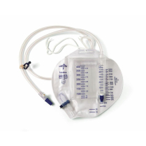 Medline® Urine Meter, 400mL w/Drain Bag, Luer Lock, Slide-Tap