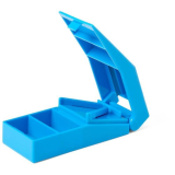 Medline Pill Splitter w/Storage, Blue