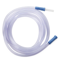 Medline® Suction Tubing w/Straight Ribbed Connectors, 1/4" x 6'