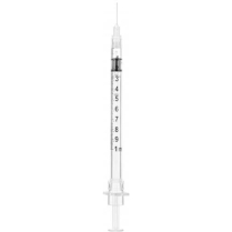 Sol-Care™ Safety Tuberculin Syringe w/Needle, 1mL, 30G x 1/2"