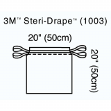 3M™ Steri-Drape™ Isolation Bag, 20" x 20"