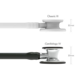 Cardiology IV™ Stethoscope - Black/Mirror 6177