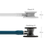 Cardiology IV™ Stethoscope - Caribbean Blue/High Polish Smoke/Mirror 6234