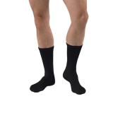 Jobst® Sensifoot™ Crew Diabetic Stockings, 8-15mmHg, Black, Medium