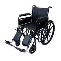 DynaRide&trade; Series 2 Wheelchair, 18" x 16" Seat, Removable Full Armrests & Elevating Legrests