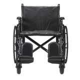 Dynarex DynaRide Bariatric Wheelchair w/Elevating Leg Rest, 22"x18"