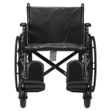 Dynarex DynaRide Bariatric Wheelchair w/Elevating Leg Rest, 24" x 18"