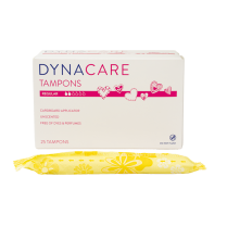 Dynacare&trade; Tampons, Regular, Cardboard Applicator