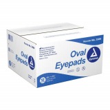 Dynarex® Oval Eye Pads, Sterile, 1 5/8" x 2 5/8"