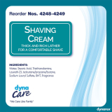 Dynarex® Shaving Cream, Foam, 1.5 oz Can