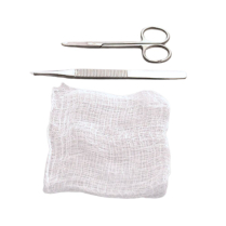 Suture Removal Set w/Littauer Scissors, Forceps & Gauze