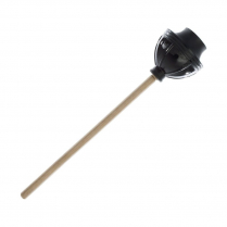 Hydro Thrust Toilet Plunger, 20" Handle