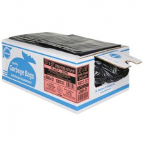 Industrial Garbage Bags 2600 Series, Value Plus Recycled Black, Ecologo™, 30" x 38", Strong