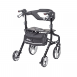 Drive® Nitro Sprint Rollator, Hemi, Black