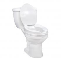 Drive® Raised Toilet Seat w/Lid, 2"
