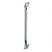 Drive® Chrome Knurled Grab Bar w/Rotating Flange, 18"