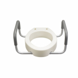 Drive® Premium Raised Toilet Seat w/Removable Arms, Elongated Seat