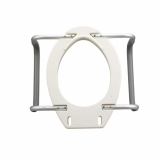 Drive® Premium Raised Toilet Seat w/Removable Arms, Elongated Seat