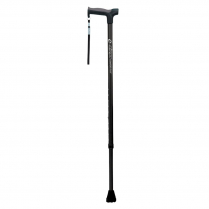Drive® Airgo Comfort-Plus Aluminum Cane, Derby Handle, Black