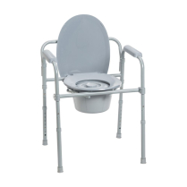 Drive&reg; Folding Steel Commode
