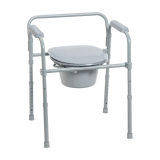 Drive&reg; Folding Steel Commode