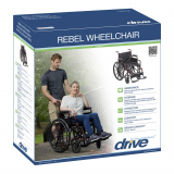 Drive® Rebel Wheelchair, Red