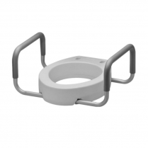 MOBB® Raised Toilet Seat w/Arms, Regular, 4"