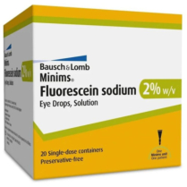 Minims® Fluorescein Sodium Eye Drops, 2%, 0.5mL