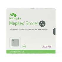 Mepilex® Border Ag, 10cm x 10cm