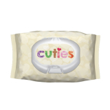 Cuties® Sensitize Unscented Baby Wipes, Soft Pack w/Press-Open Lid