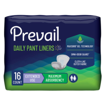Prevail&reg; Incontinence Pant Liner, Large Plus Extended Use (13" x 28")