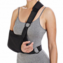 Procare® Clinic Shoulder Immobilizer, Black, X-Large (10" x 20")