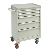 Brewer Mobile Medical Cart, 5 Drawer