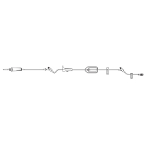 BBraun™ Primary Gravity Filtered Set with 2 CARESITE® Injection Sites