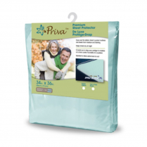 Priva™ Premium Waterproof Sheet Protector w/Flaps, 34"x 36"