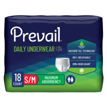 Prevail® Unisex Incontinence Underwear, Maximum Absorbency