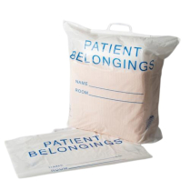 Belongings Bag w/Rigid Handle, White, 20" x 20" x 4"